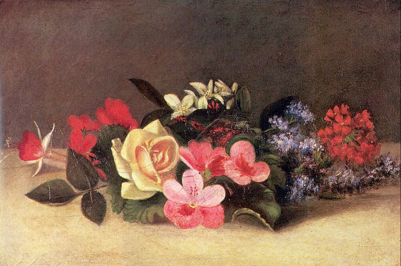 Roses and Fuschia